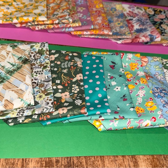 Floral Patterned Fabric Set - Picture 6 of 10